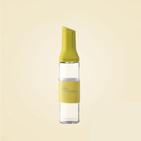 1pc 500ml/16.9oz Oil And Vinegar Bottle; Automatic Opening And Closing Oil Pot; Anti-leakage Anti-hanging Oil Household Kitchen Soy Sauce Vinegar Oil (Color: yellow)