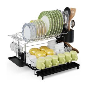 Household Kitchen Supplies Organization Dish Racks (type: Style C, Color: As pic show)