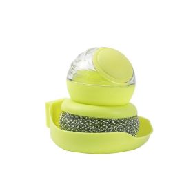 Kitchen Pot Washing Cleaning Brush for Tableware (type: Kitchen Supplies, Color: Green)
